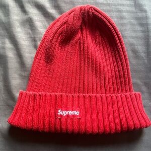 Supreme Bold Red Knit Beanie